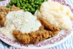 Southern Chicken Fried Steak W/ Creamy White Gravy