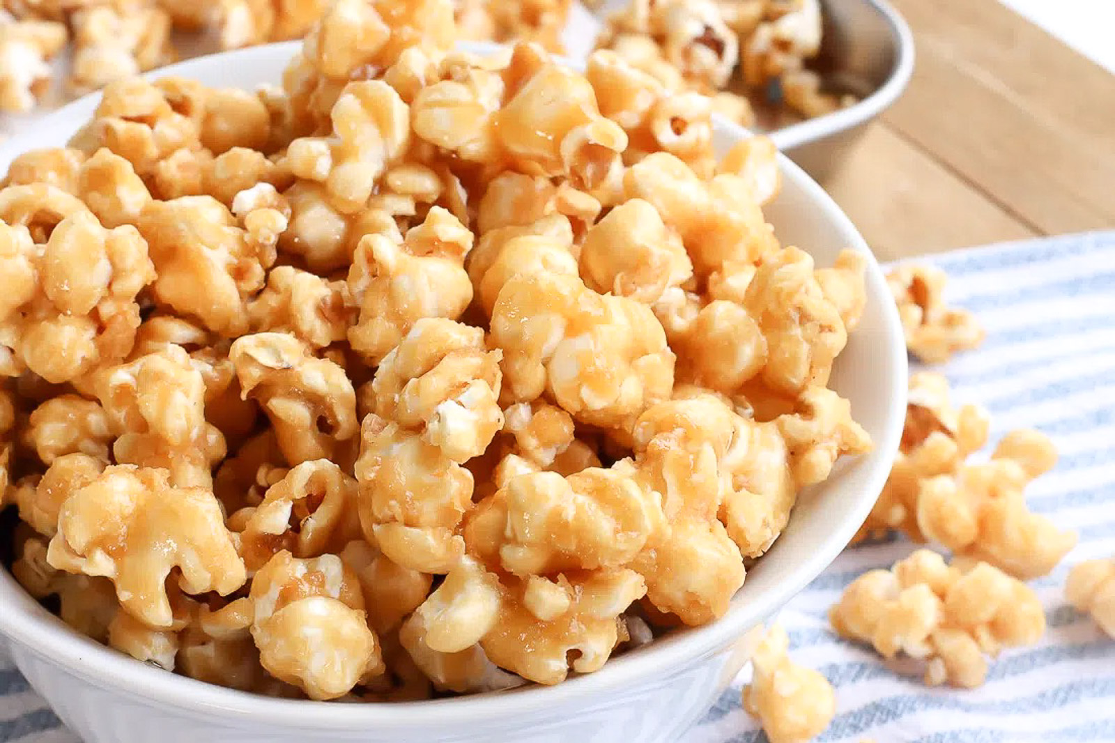 The BEST Caramel Popcorn Recipe - Crunchy or Chewy