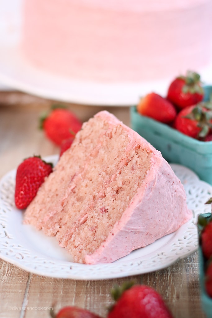 easy best fresh strawberry cake recipe