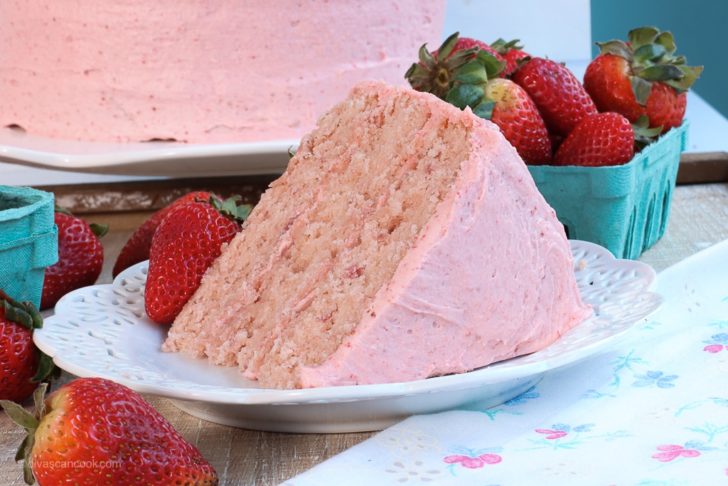 fresh strawberry cake recipe-1