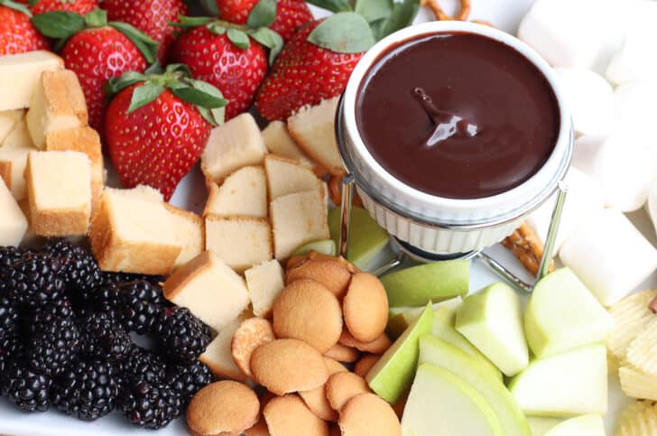easy chocolate fondue recipe