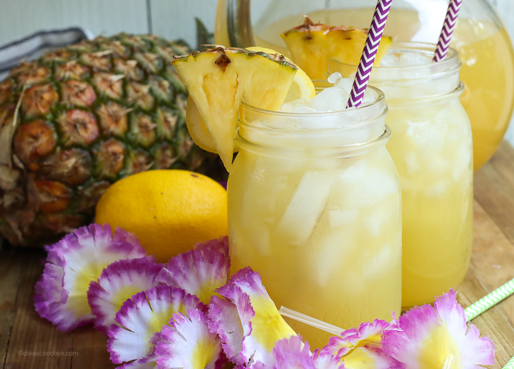 natural pineapple lemonade