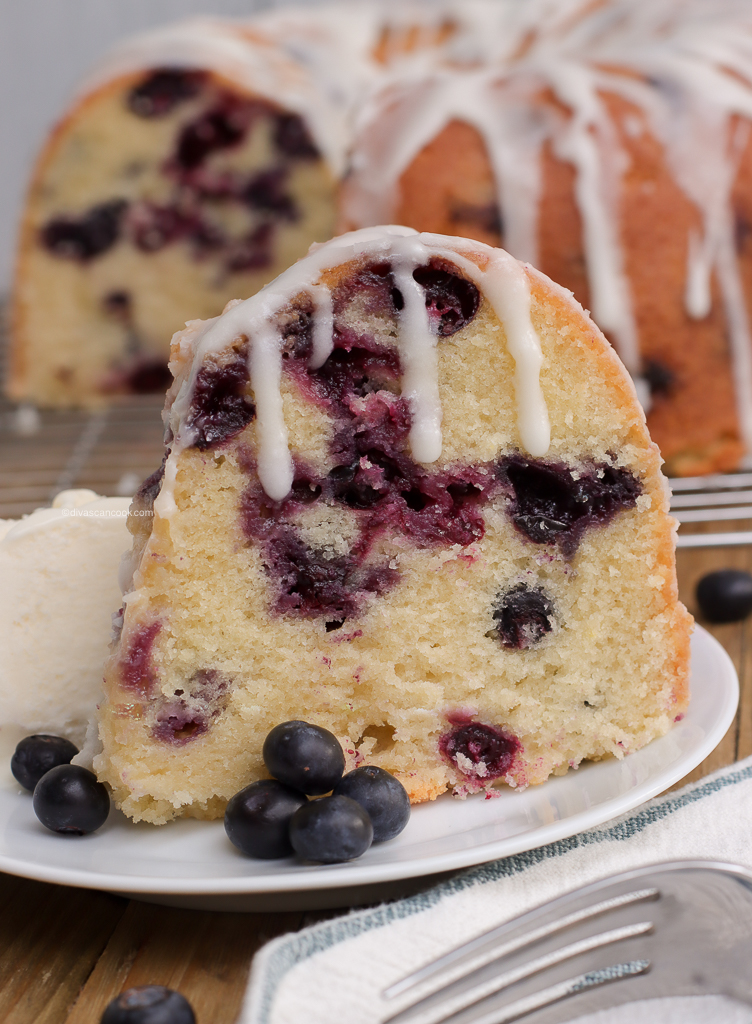 easy blueberry pound cake recipe
