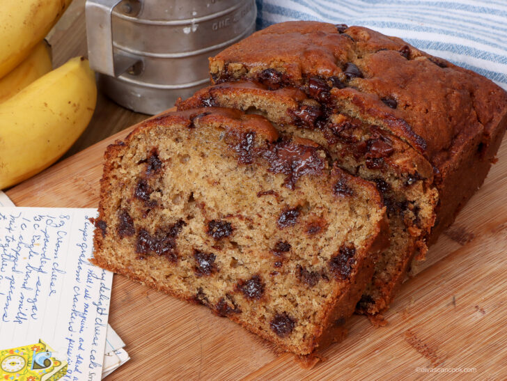 chocolate chip banana bread recipe