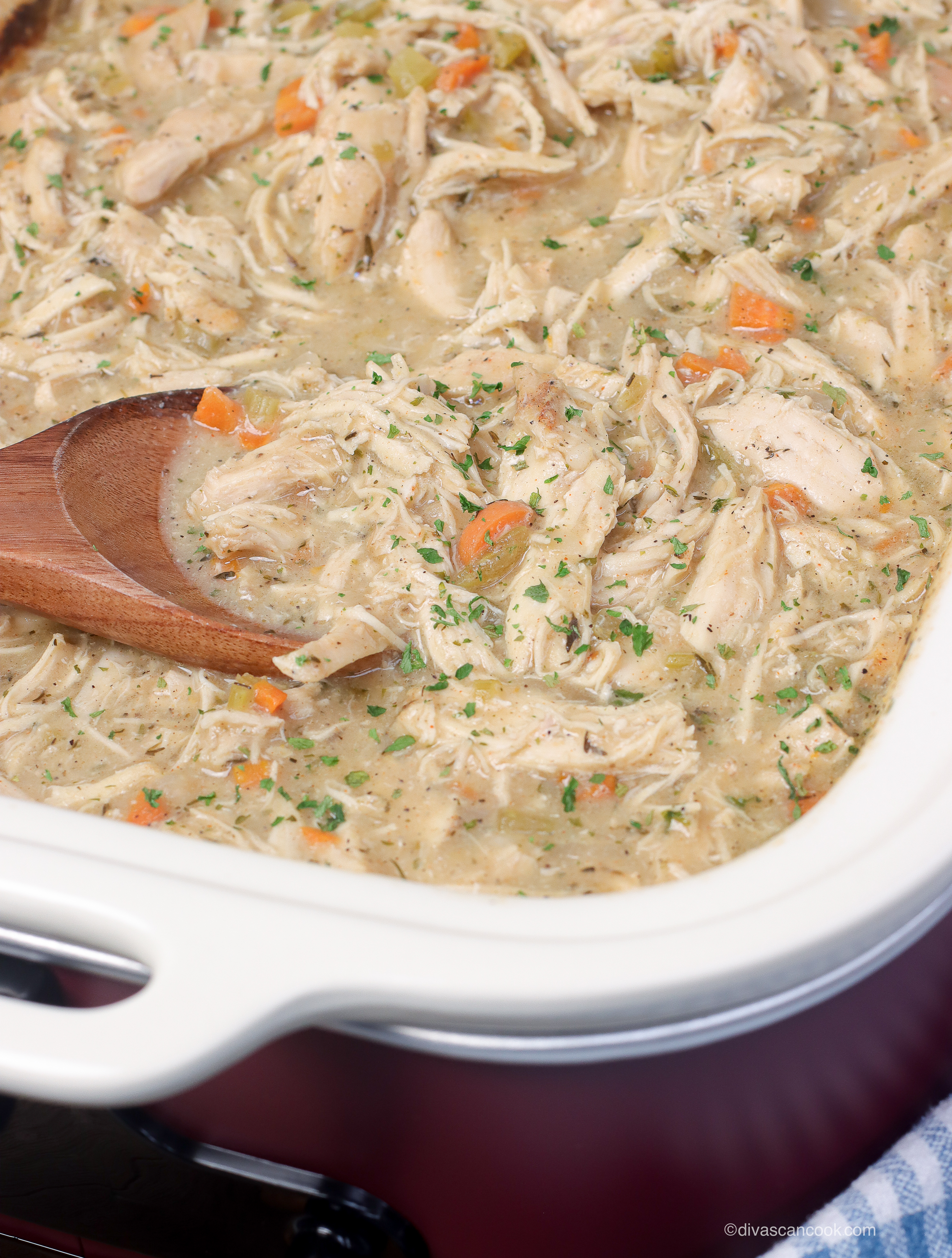 slow cooker chicken and gravy