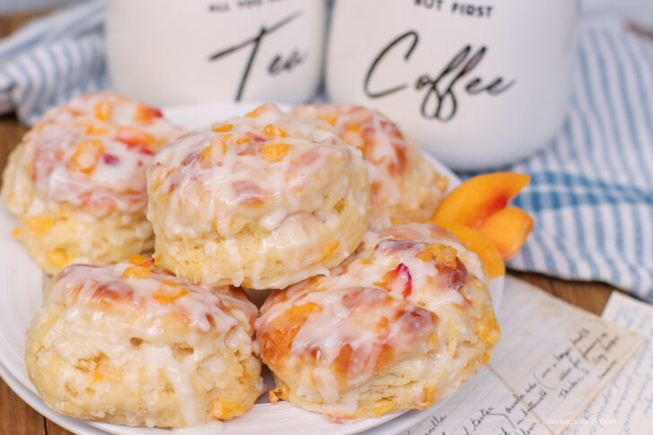 fresh peach buttermilk biscuits recipe-5