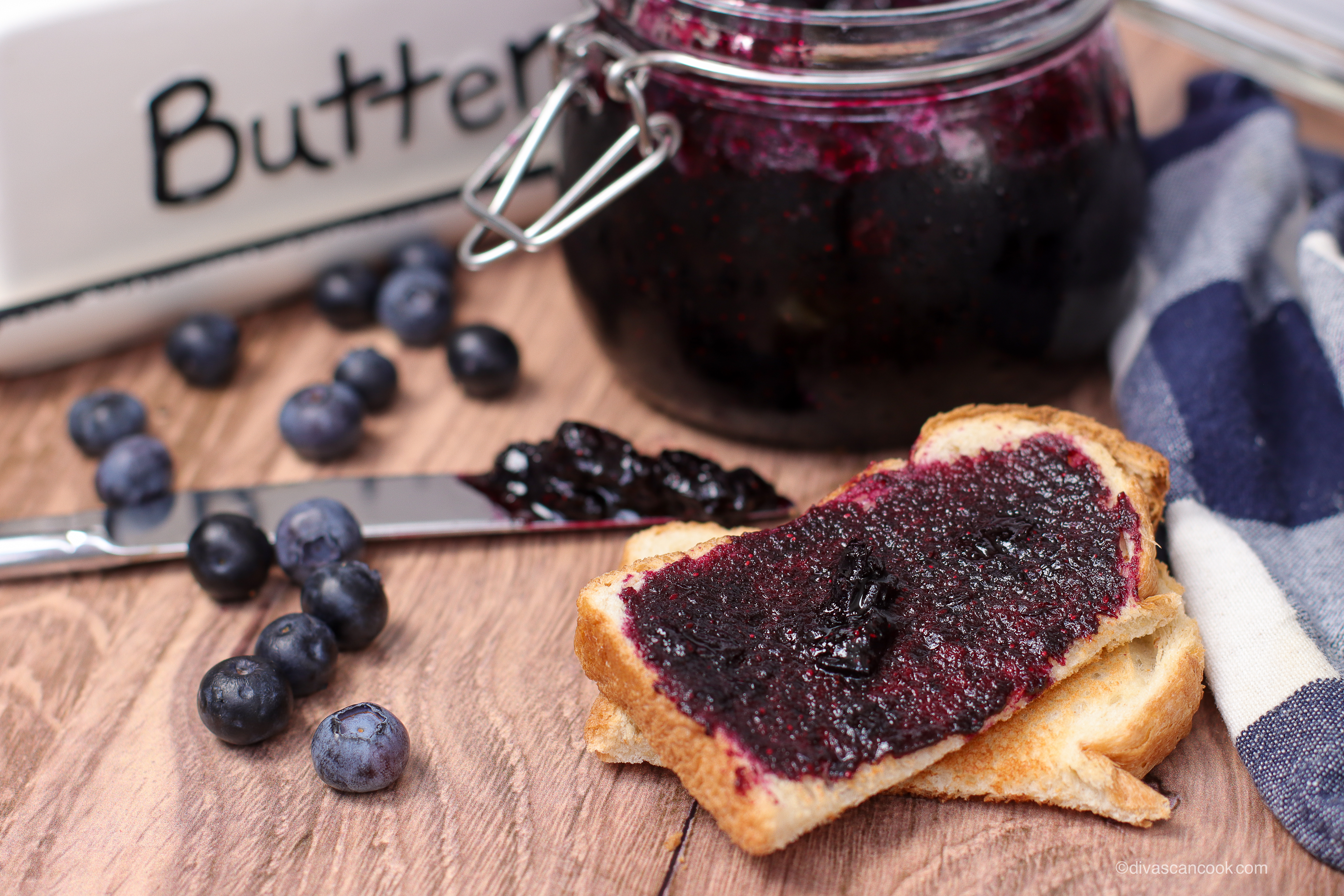 Easy Blueberry Jam Recipe | No Pectin-image