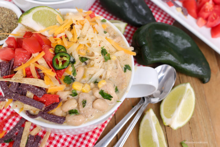 Ultimate White Chicken Chili Recipe - Divas Can Cook