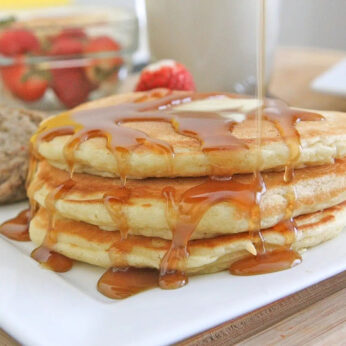 Pancakes for a Southern brunch menu